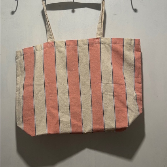 SEZANE bonjour Paris stripe tote bag - Picture 3 of 6